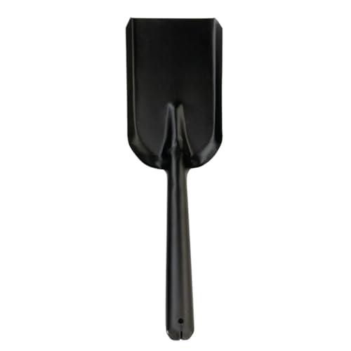 Dunnet Tools Metal Coal Shovel or Ash Scoop with Long Handle | Premium Fireplace Accessory for Coal Scuttle Ash Bucket and Fireside Maintenance | Excellent for Indoor Cleaning and Safe Ash Disposal