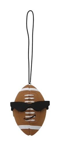 Coolballs Cool Football w/Sunglasses Car, Truck, SUV Rear-View Mirror Hanging Hanger Auto Accessory