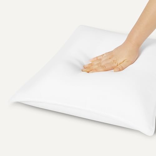 Miniatura 5 de Amazon Basics Relleno De Cojín De Microfibra Hipoalergénica, Almohadas Para Sofá, Cama Y Fundas Decorativas, 45 X 45 Cm, Blanco, 2 Unidades