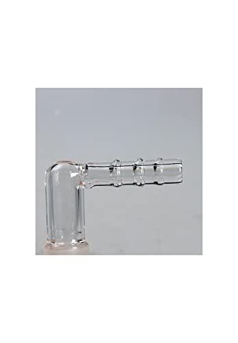 Black Leaf | Bong Schlauchkupplung 90° für 7mm Schlauch | klar | aus Borosilikatglas | NS 19 (18,8mm) | Bong Zubehör – Bild 3