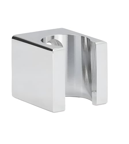 Image of Health Faucet Wall Hook Stand /Hook /Bracket Made with Aluminum (Solid Metal) for Health Faucet and Hand Shower Silver /Chrome (Pack of 1)