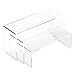 LANBOWO Présentoir Acrylique en Forme de U, Présentoir Transparent Étagère en Forme de U, Étagère Riser Transparente Vitrine Polyvalente Bijoux Figures Vitrine pour Bureau à Domicile