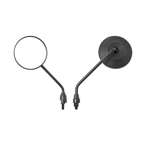 Rétroviseur moto de guidon finition rétro avec miroir convexe haute clarté 8mm 10mm