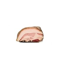 ✔️【 Guanciale 】- À base de joue de porc, ce bacon italien s'imprègne des saveurs des arômes naturels notamment du poivre noir, moulu ou en grains, avec lequel il est saupoudré. ✔️【 Emballage 】- Vous recevrez une tranche de 250g de Guanciale, viande 1...
