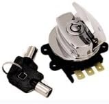 Bkrider Round llave interruptor de encendido para los modelos Harley Big Twin. Sustituye HD OEM 71313-96A (C01020862)