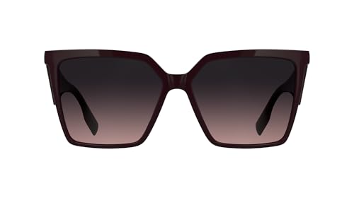 KARL LAGERFELD Womens Sunglasses KL6207S - Burgundy with Gradient Violet Rose Lens