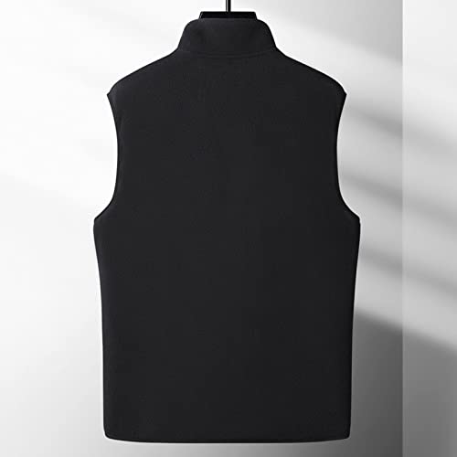 TDEOK Kraagvest voor heren, outdoor, ritssluiting, winter, gilet heren, casual, ritssluiting, mouwloos, katoen, gevoerd jack, vest, top, gewatteerd vest, heren, vest, zonder mouwen, herenjas - Image 8