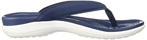 Image of Crocs Women Capri Flip 206780-410 Navy W4