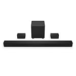 VIZIO V-Series 5.1 Home Theater Sound Bar with Dolby Audio, Bluetooth, Wireless Subwoofer, Voice Assistant Compatible, Includes Remote Control - V51x-J6