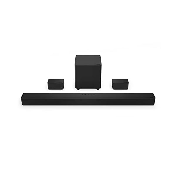VIZIO V-Series 5.1 Home Theater Sound Bar with Dolby Audio, Bluetooth, Wireless Subwoofer, Voice Assistant Compatible, Includes Remote Control – V51x-J6