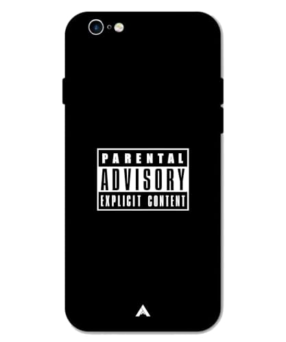 Image of Premium Explicit Case for iPhone 6s Soft-Touch Metal TPU Back Cover, Shockproof, Designer, Aesthetic Mobile Phone Case (Glossy Finish)