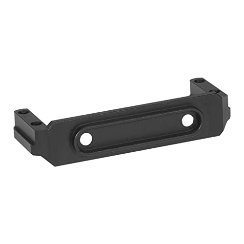 Soporte servo de eje RC 1/10 RC Crawler Capra Axle Servo Mount de aluminio negro 2