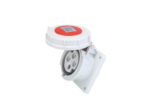 Prise industrielle étanche IP67 16A droite encastrable SFK-228 dissimulée pour atelier