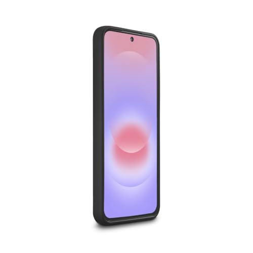 Hama Étui Samsung Galaxy A37 5G Fantastic Feel, Coque Bords Surélevés, Protection Rayures et Chocs, Intérieur Doux, Couvre Les Touches latérales, Compatible Chargement sans Fil, Noir