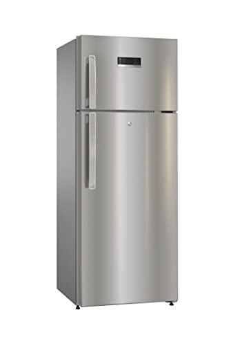 Image of Bosch 263L 3 Star Inverter Frost Free Double Door Refrigerator, Convertible (CTC27S03EI, Sparkly Steel)