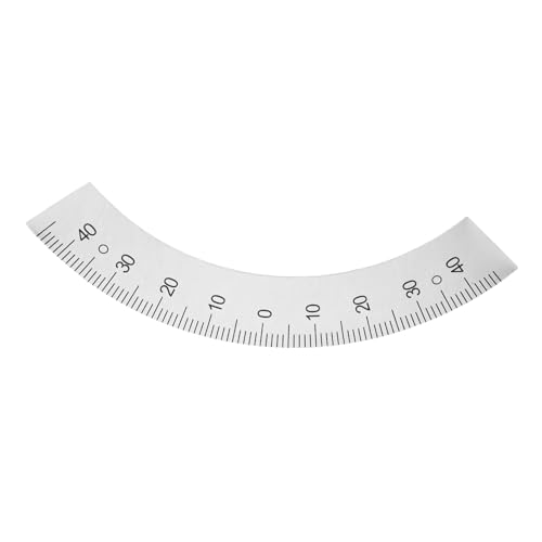 Angoily Scale Ruler for Blueprints 45 Degree Angle Ruler Small Protractor Milling Machine Scale Plastic Precision Measurement Tool