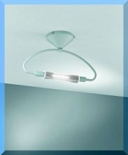 Halogen-Deckenleuchte 230 V / 200 W - 3183-1-CR - Chrom Cover