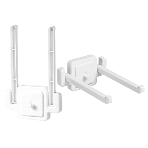 TOYMYTOY 2個 免釘壁掛けヘアバンドホルダー 折りたたみ式省スペース設計 ヘアアクセサリー収納用実用的スタンド 壁面装飾にも