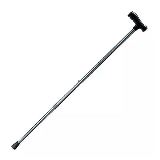 BENGALA EM ALUMÍNIO T PRATA REGULÁVEL