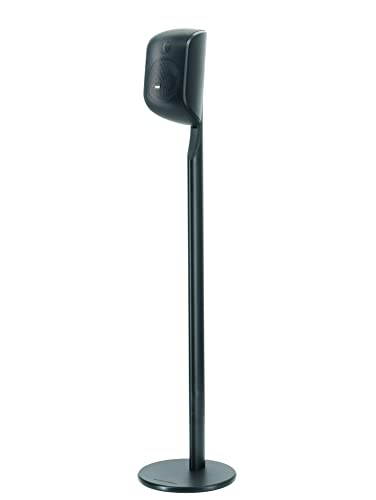 Image of Bowers and Wilkins M-1 Satellite Speaker (1 Count) 4 inch Glass Fiber Midrange, 1 inch Aluminum Dome Tweeter, Use as Home Stereo Speakers or Center Channel in Your Surround Sound System, Matte Black (Single)