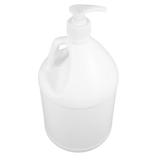 GRIRIW Plastic Food Barrel Handle Reusable Storage Container for Bulk Items Opaque Milk Jura Milk Container