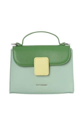 Image of Van Heusen Women's Satchel Bag |Dual Tone| Crossbody Strap