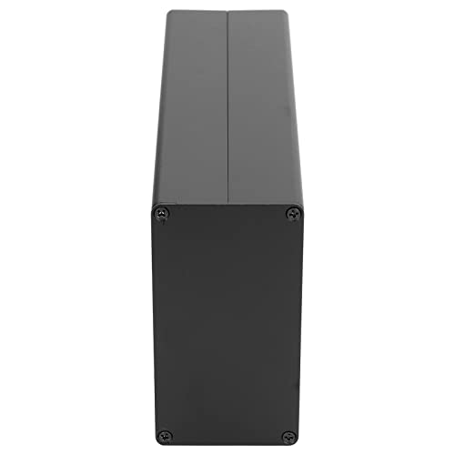 Aluminum Alloy Electric Instrument Box Power Amp Project Case Split Enclosure 58x110x200mm Matte Black, Distribution Box, Electrical Box