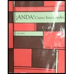 ¡Anda! Curso intermedio, Volume 1 1269194356 Book Cover