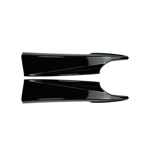 Kit de carrocería de alerón divisor lateral de parachoques delantero compatible con BMW Serie 3 GT F34 320i 325i M Sport 2014-2019 Protector de parachoques delantero(Glossy black)