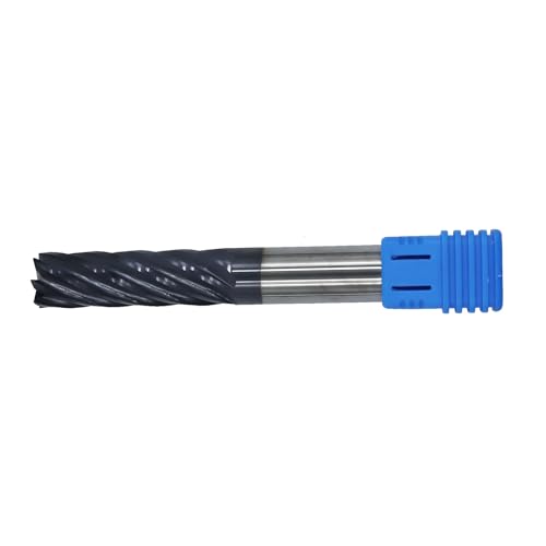 Image of 1 /2in Solid Carbide End Mill,7 Flutes,Variable Helix,Variable Geometry,AlTiN Coated Bits Tool for Medium Hardness Steel, Brass, Iron