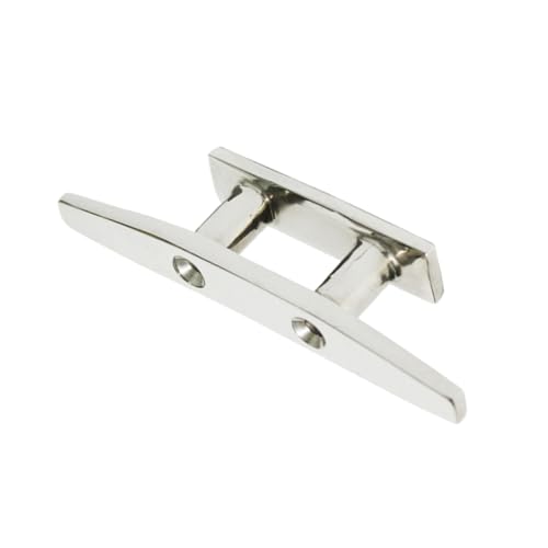 Taquets d'amarrage en acier inoxydable 150mm en forme de corne de bateau pour corde robuste
