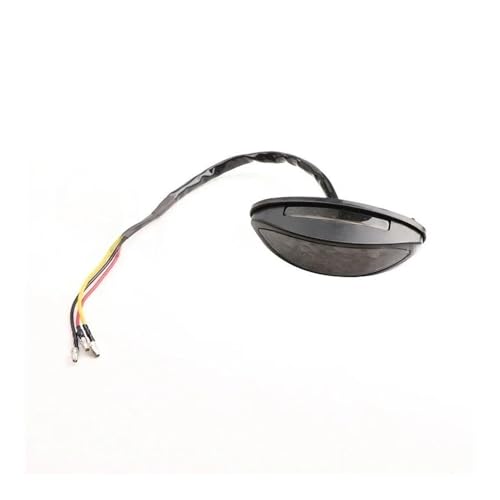 Feu stop moto LED rouge pour moto tout-terrain avec feux de position et de freinage intégrés