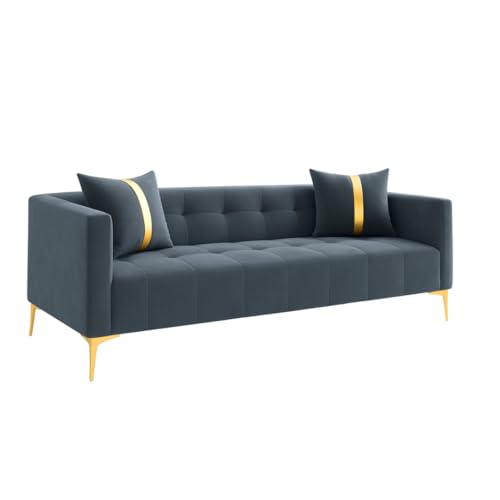 Image of FURNY Modernliving 3 Seater Sofa Set for Premium Living (Dark Grey)