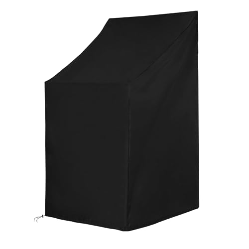 YXH Outdoor Furniture Patio Chair Covers Waterproof,Heavy Duty Outdoor Furniture Covers,General Purpose Furniture Chair Cover Size 25.5L x 29.5W x 47H inches, Black