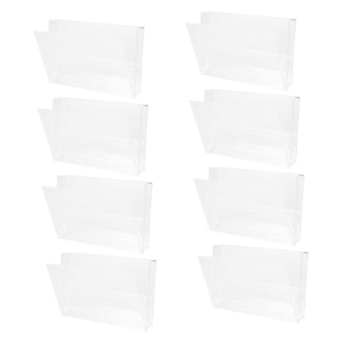 ibasenice 8pcs Retro Cassette Storage Box Compact Cassette Tape Organizer for Music Collectors Easy for and Enthusiasts for Home and Studio Use