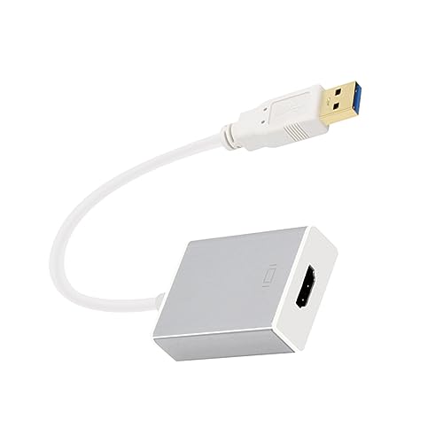 CIYODO Usb 30 アダプター モニター 1080p ディスプレイ Pc ノートパソコン プロジェクター シルバー マルチスクリーン サポート オーディオ付き