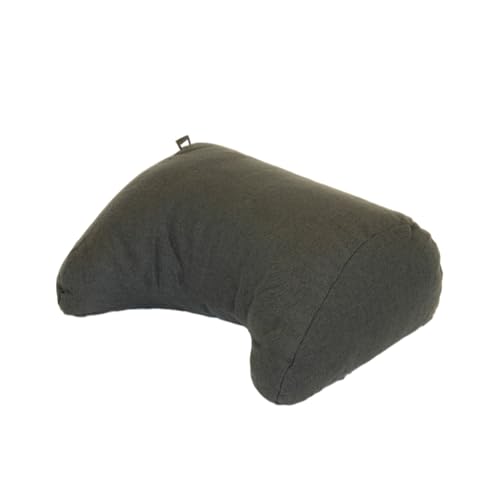 カラーフォーム 座ると楽ちん SUWARACT(スワラクト)ミニバックレスト リボーンクッション(グレー)