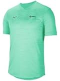 Nike Men's T-Shirt 100% Polyester Rafa Challenger Tennis Top CI9148 Green (Large)