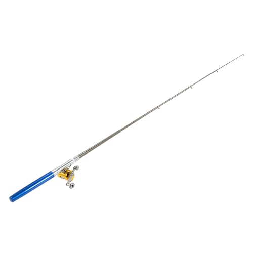 [Design portatile] La canna da pesca delle dimensioni di una penna si estende da 8,1 pollici a 39 pollici, rendendola perfetta per i viaggi e le battute di pesca veloci.