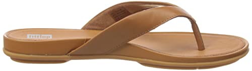 FitFlop Gracie Leather Thong Sandals in Light Tan #TOP22