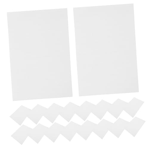 HOMSFOU 50 Pack Glitter Film Thermoplastic Sheets for Photo Protection Holographic Sticker Sheets