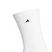 adidas Unisex Performance Crew Sock, White, 12-15