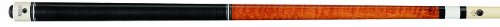 Lucasi Custom Antique Stained Curly Maple Billiard Cue with Upgraded Shaft, 18.5-Ounce
