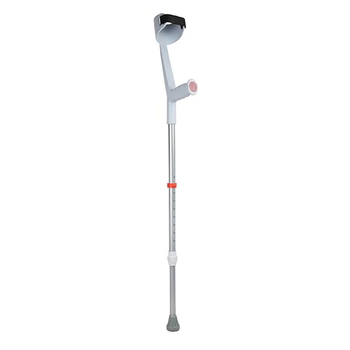 Image of Elbow Crutch For Walking /Patients /Fractured Leg /Injured People With Adjustable Height For Men And Women (Silver (Iron))