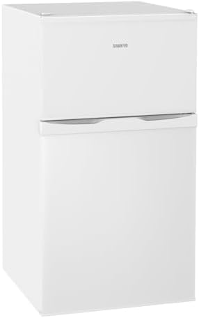 （09:00時点） 冷蔵庫 95L 小型 一人暮らし 2ドア 家庭用 耐熱天板 コンパクト 右開き 静音 SAMKYO GU90 ホワイト