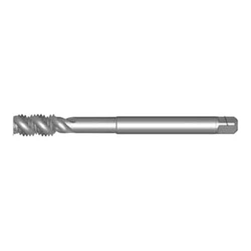 Dormer E605M4 Series E605 HSS-E-PM 40° Straight Flute Long Machine Tap, Bright Finish, M4 x 0.70mm x 73mm