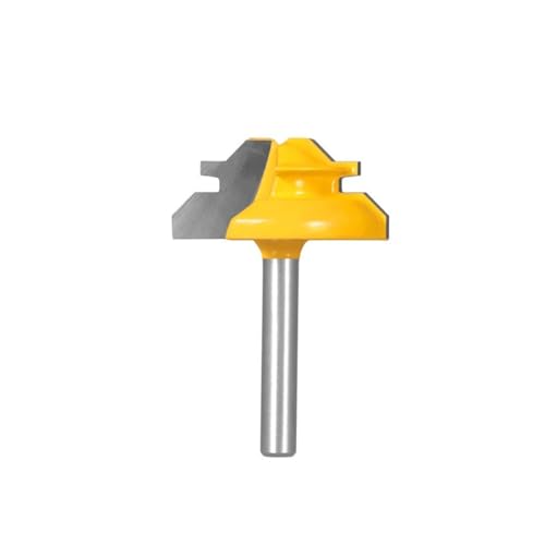Fraise à onglet 45° en acier trempé 12x34.9mm pour finitions haute précision