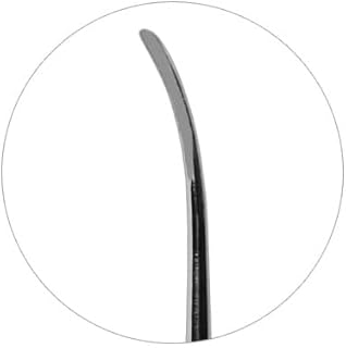 Feline Luxating Root Elevator 1.3mm Inside Curved Tip Short Handle