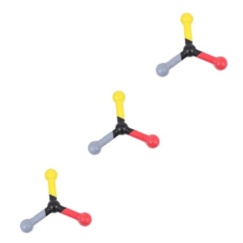 HOMSFOU 3pcs Hand-Eye Coordination Training Tool Multi-Handle Colored Sticks for