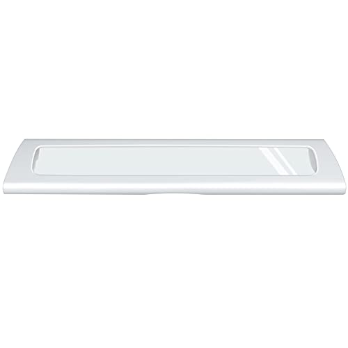 W10827015 AP5985816 67005903 Pantry Drawer Door Cover (with Transparent Plastic Sheet) Compatible with kenmore maytag whirlpool amana Jenn-Air KitchenAid Ikea Dacor Gaggenau Refrigerator